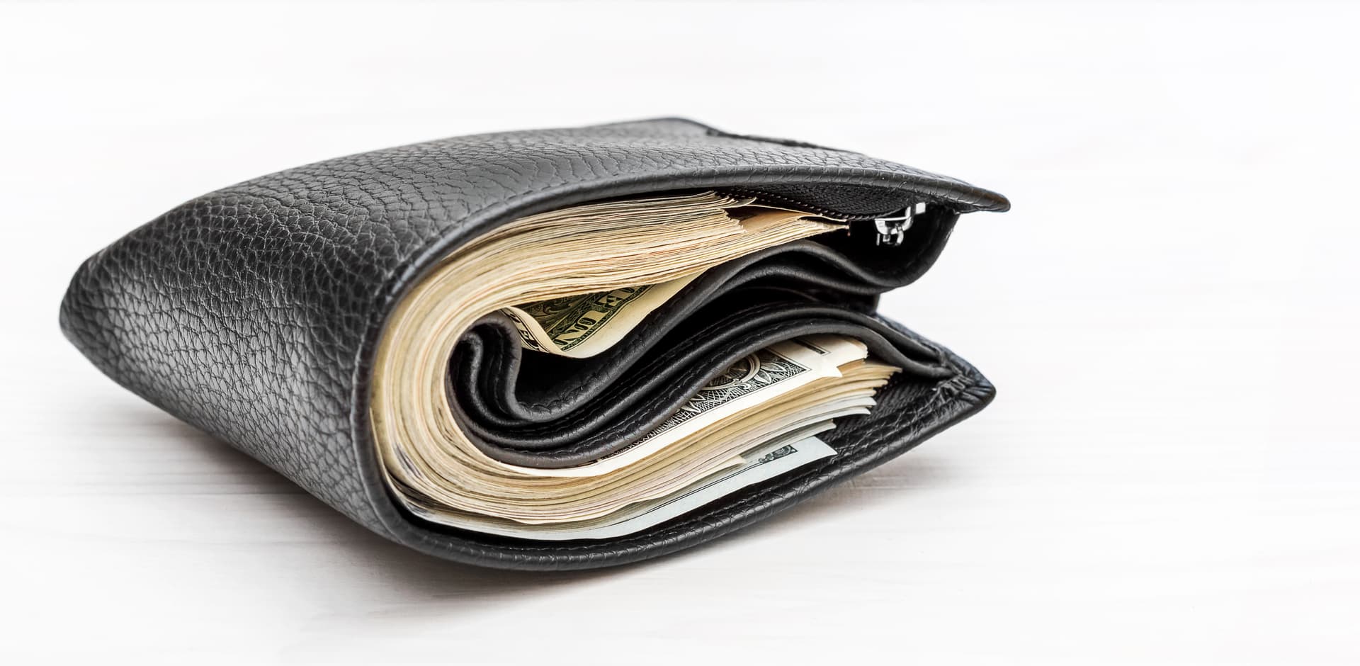 wallet full of money