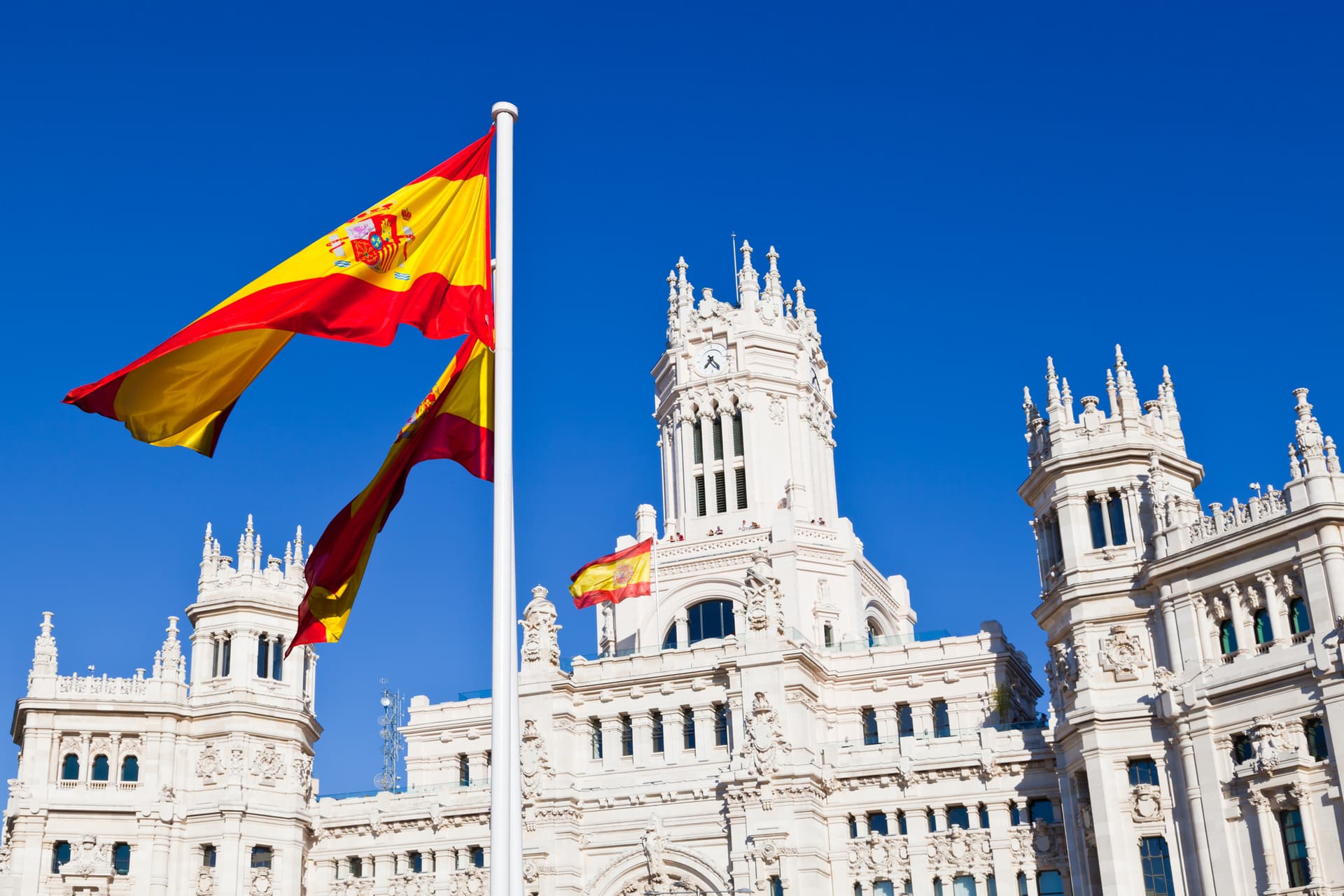 The Palacio de Comunicaciones at Plaza Cibeles, Madrid