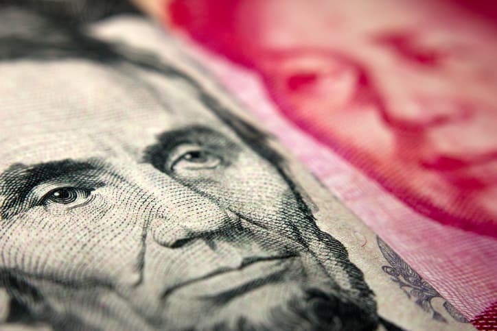 Yuan to dollar restructuring