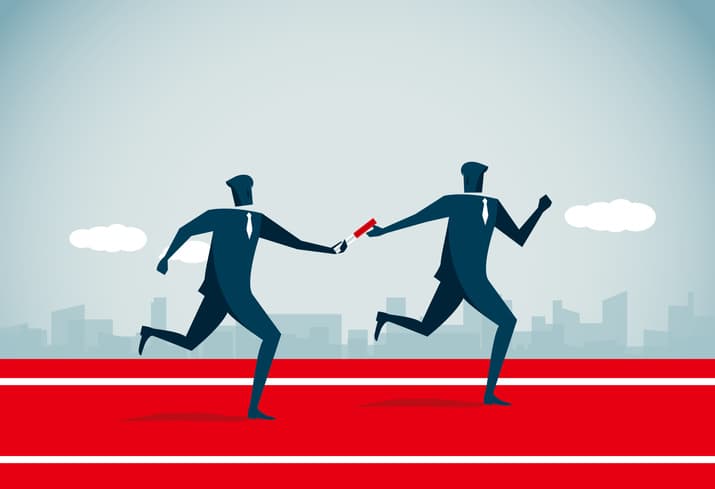trust, parcel, baton