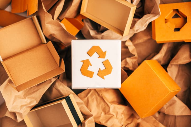 recycling, cardboard, recycle