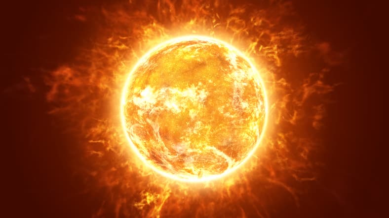 Hot Fiery Sun, solar