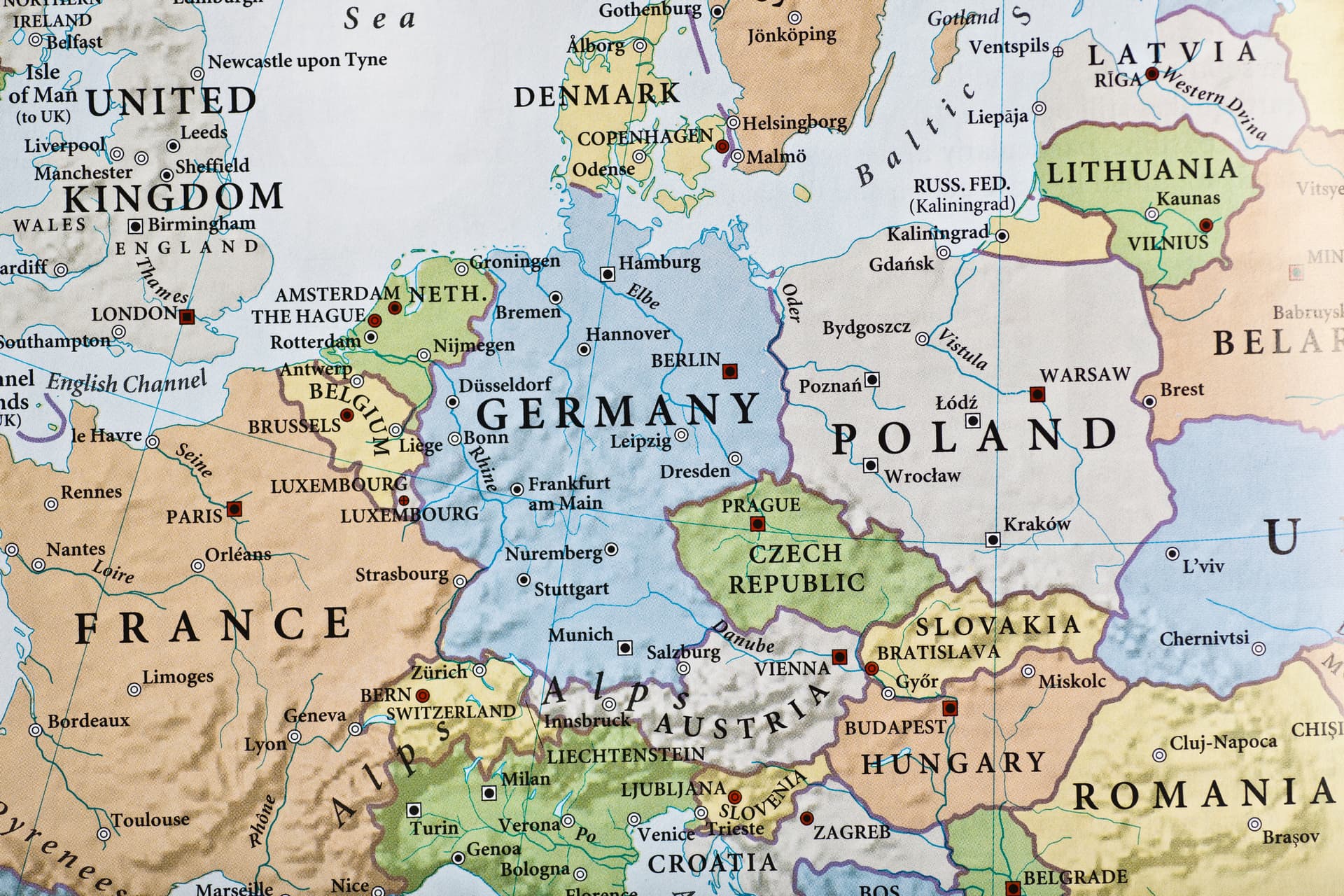 continental Europe