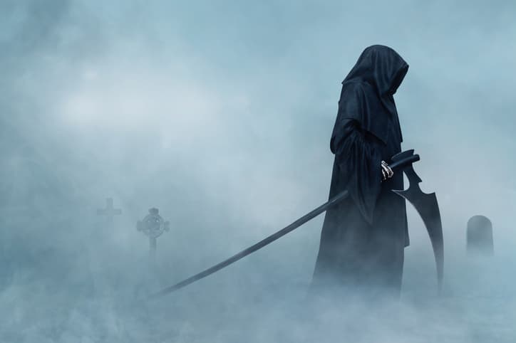 Grim Reaper, death, cemetery