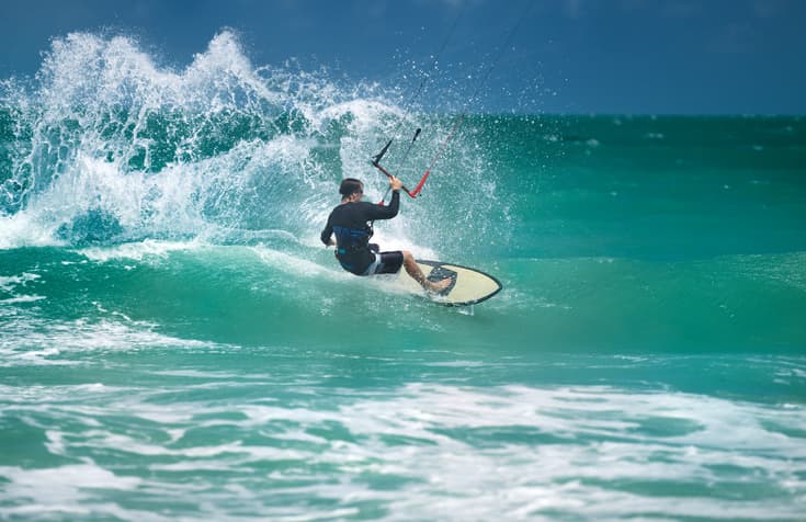 Wave Kite Surfing