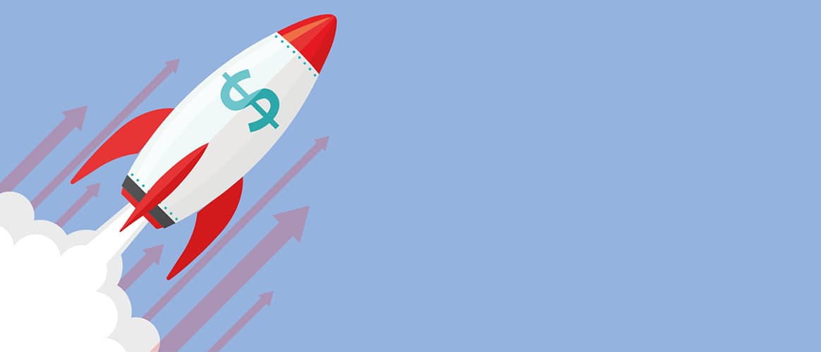 Rocket ship illustration