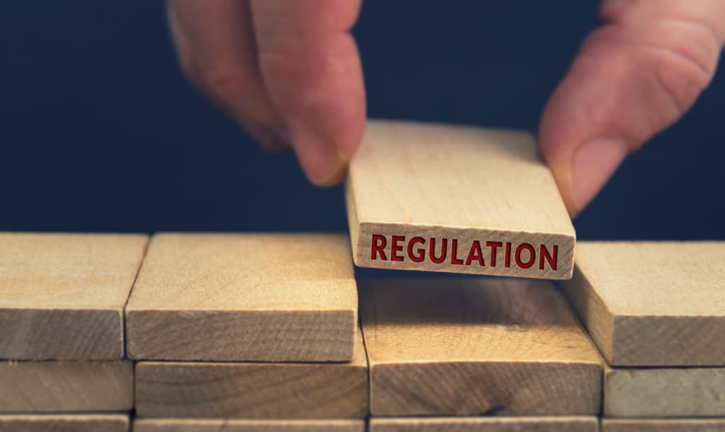 wooden blocks showing regulation