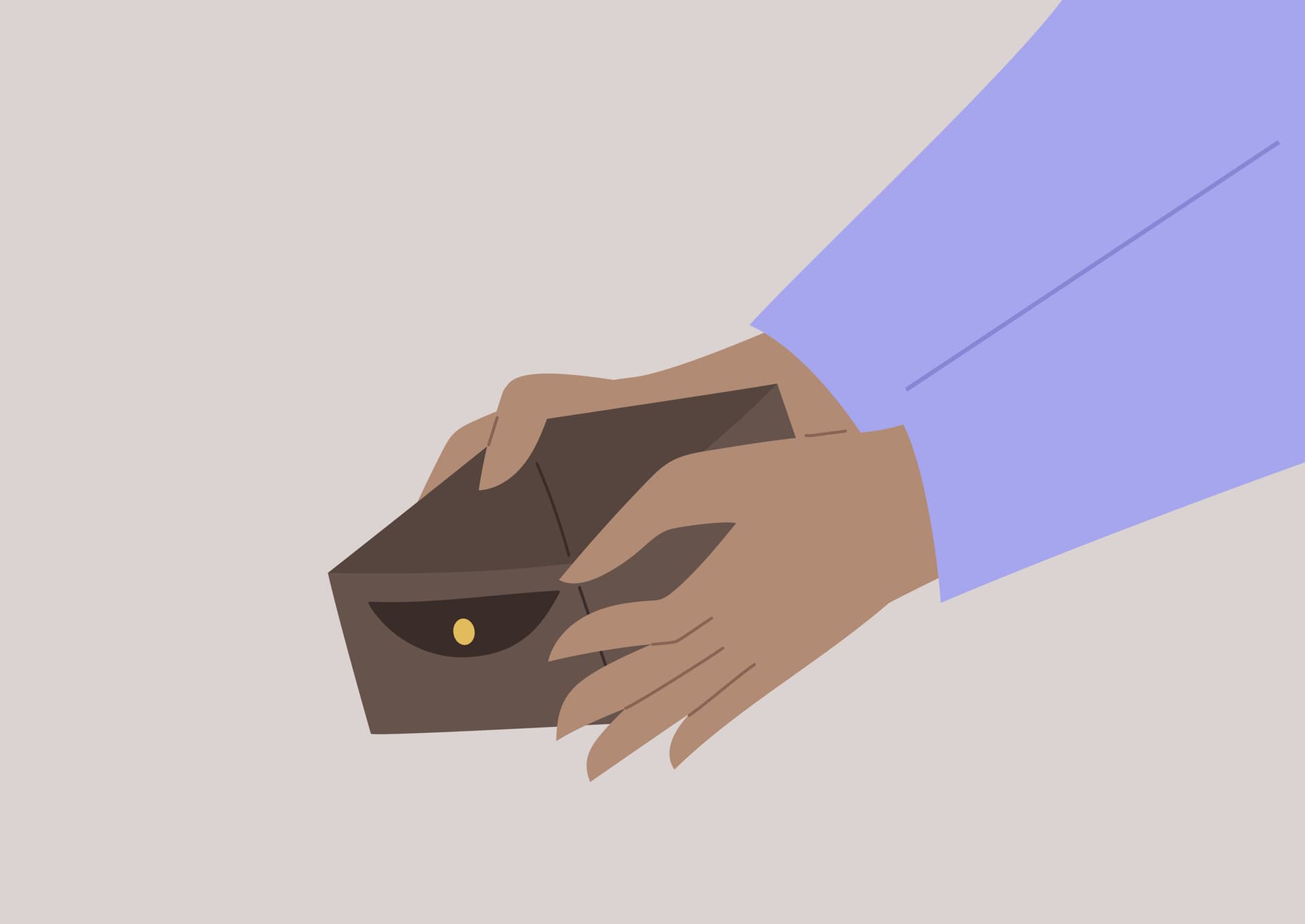 Empty wallet