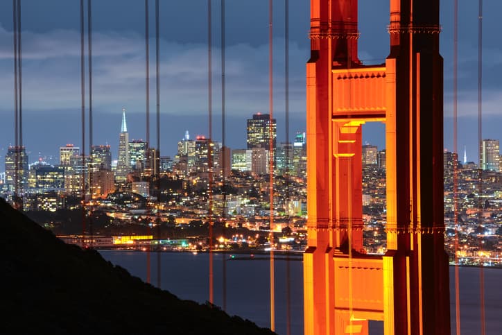 Photo of Golden Gate bridge in San Francisco
