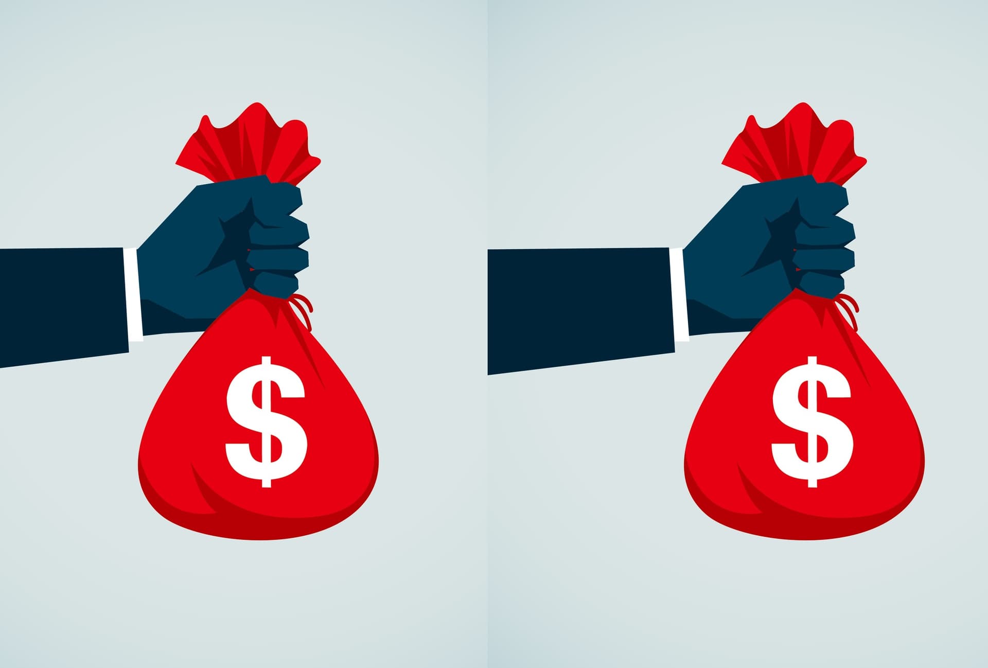 two money bags