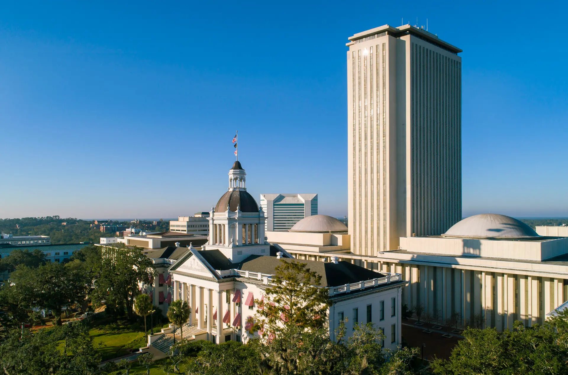 The State Capitol building in Tallahassee, Florida