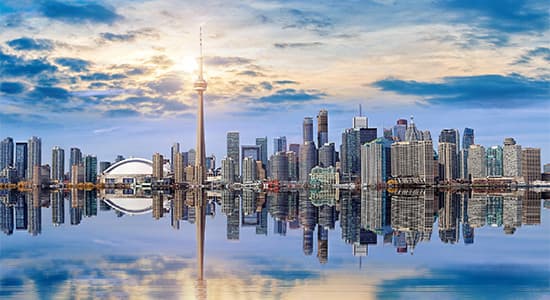 Photo of the Toronto skyline.