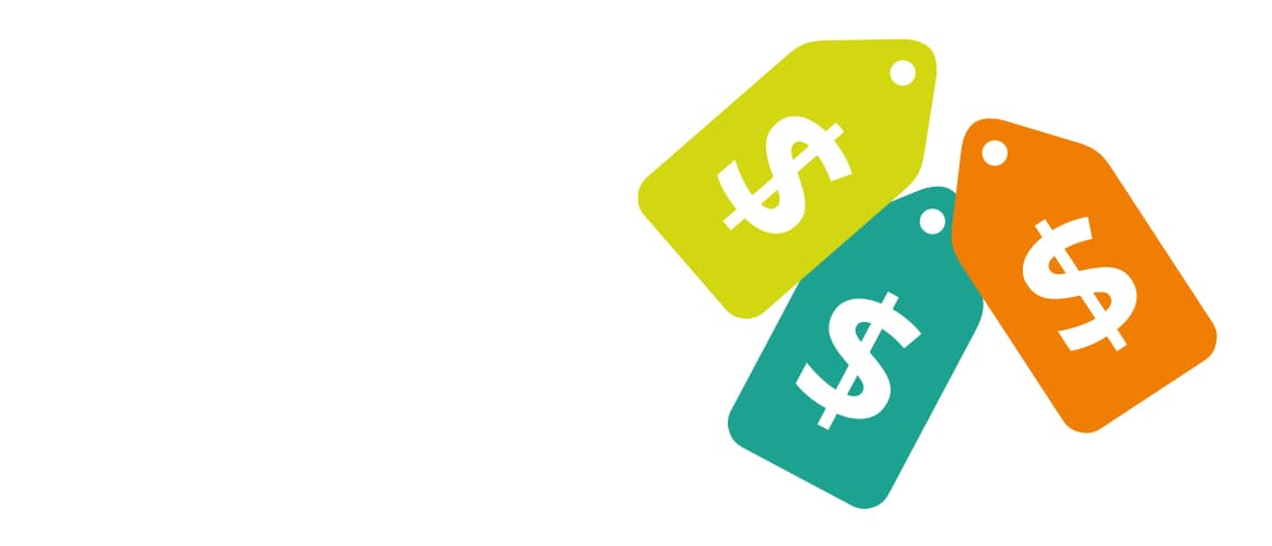Dollar price tags