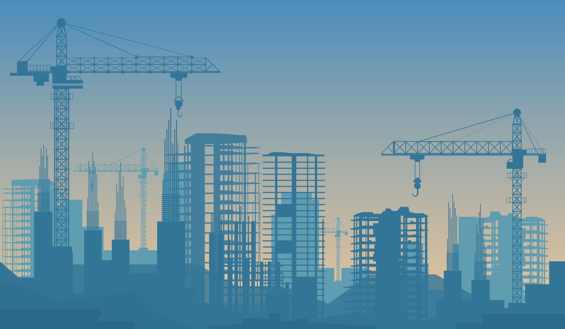 skyline under construction
