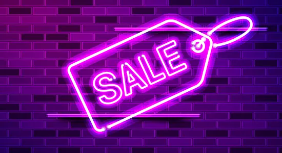 Neon sale sign