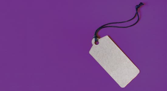 Price tag label