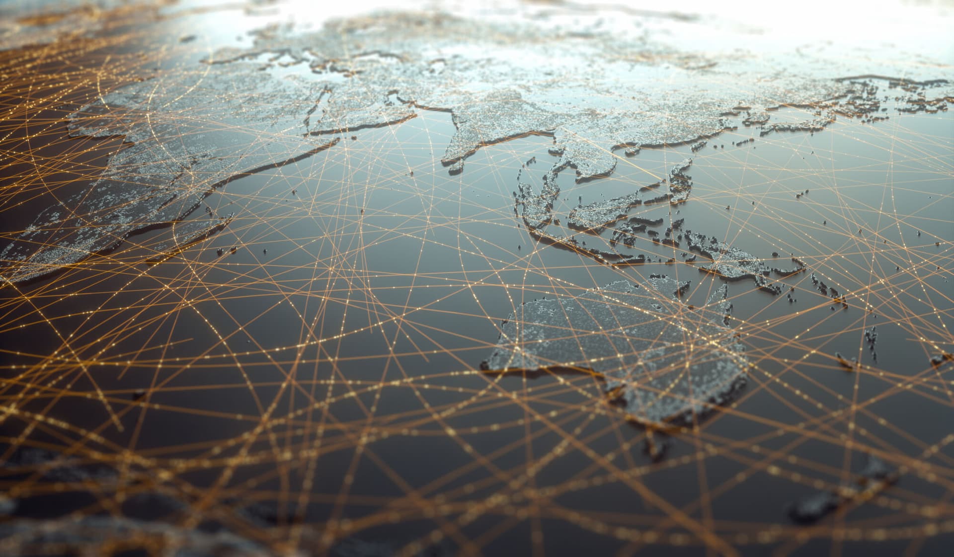 Stylised map of the Asia Pacific Region