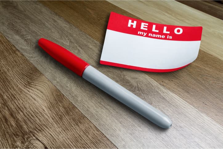 Name tag