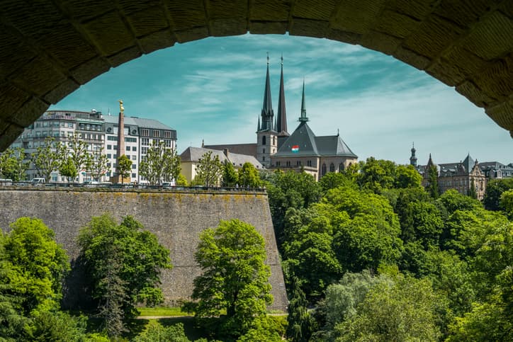 Luxembourg skyline