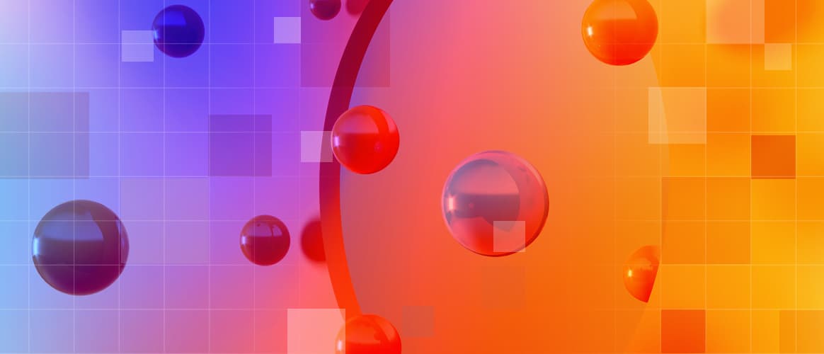 Private Markets 2030 democratisation and transparency theme banner with bubbles floating against an abstract background