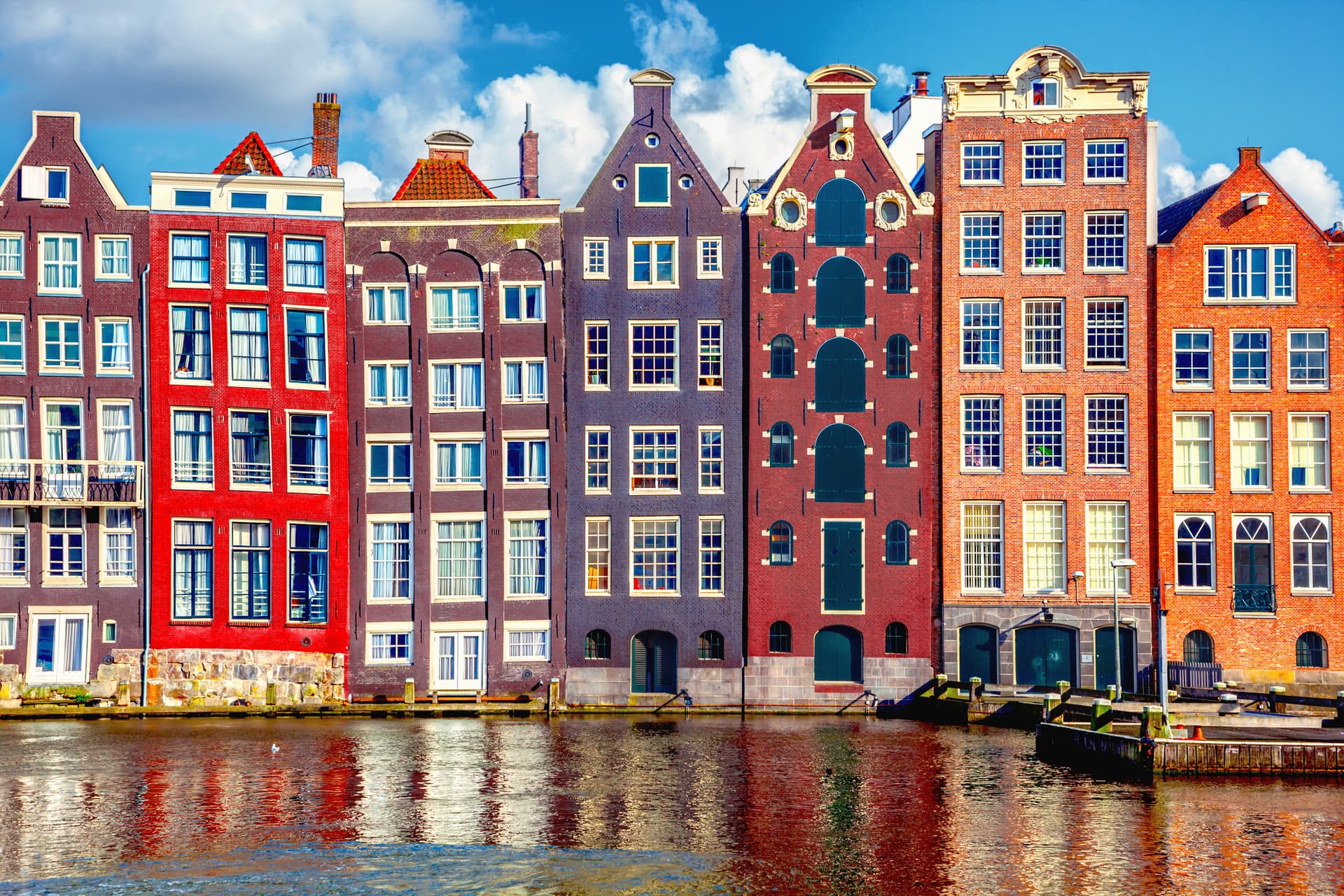 photo of houses in amsterdam
