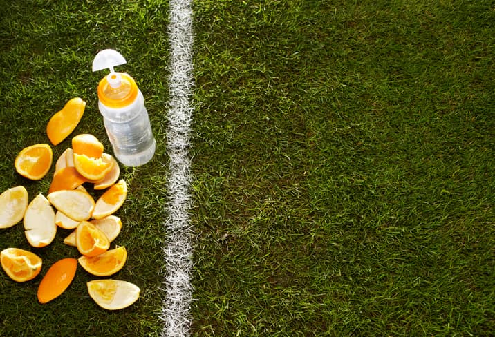 halftime oranges soccer